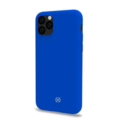 Celly Apple iPHONE 11 Pro Cover in Silicone Liquido con Finitura Soft-Touch Blu