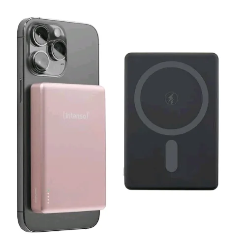 Intenso Power Bank Magsafe 10.000 mAh Ricarica Wireless Rosa
