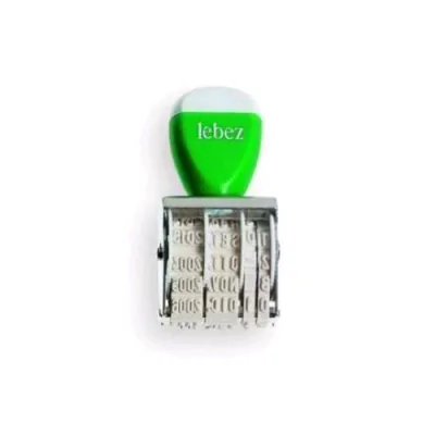 Lebez 0178 Timbro Datario Autocomponibile Carattere da 4 mm