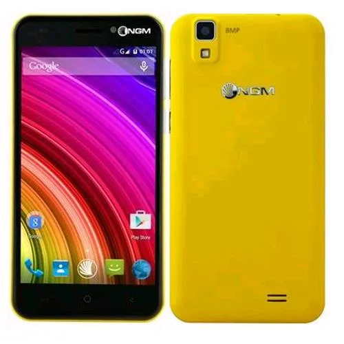 NGM You Color M502 Dual SIM 5" Quad Core 8GB 4G LTE Extra Cover Omaggio Aggiuntiva tra 21 Colori Italia Yellow