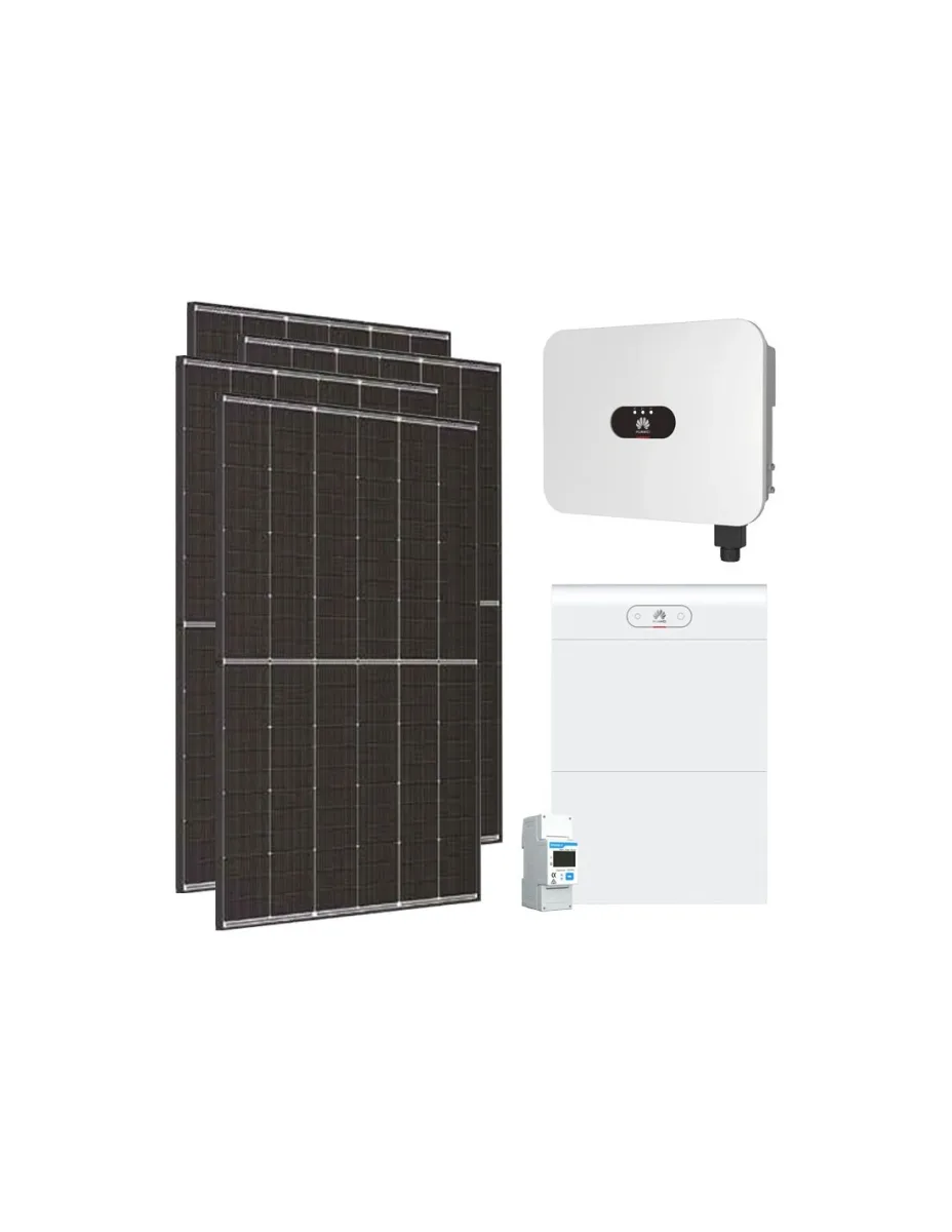 Kit fotovoltaico monofase 5400W inverter 5kW LB0 Huawei batteria al litio 14kWh LUNA2000