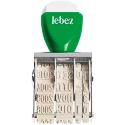 Lebez 0179 Timbro Datario Autocomponibile Carattere da 5 mm