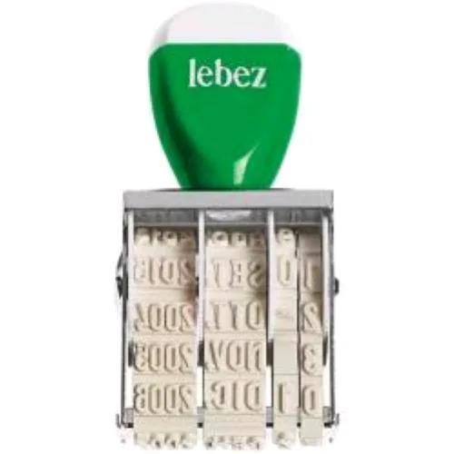 Lebez 0179 Timbro Datario Autocomponibile Carattere da 5 mm