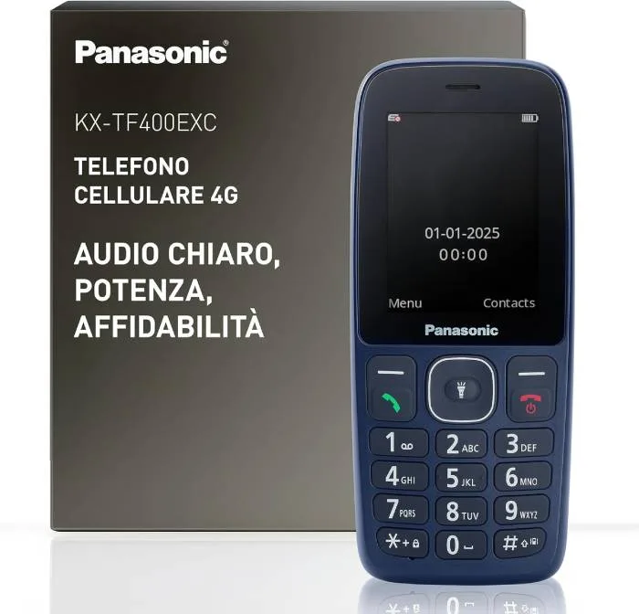TELEFONO CELLULARE SENIOR ACUSTIC 2,4MP3 REG 4G FOTOC 0,3MP BLU