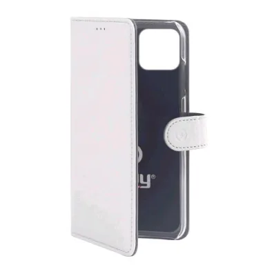 Celly Apple iPHONE 11 Pro Custodia a Portafoglio Similpelle Flap Magnetico Bianco