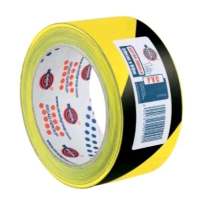 Eurocel Nastro Adesivo in PVC 50mm x 66m Giallo Nero