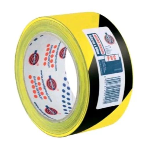 Eurocel Nastro Adesivo in PVC 50mm x 66m Giallo Nero