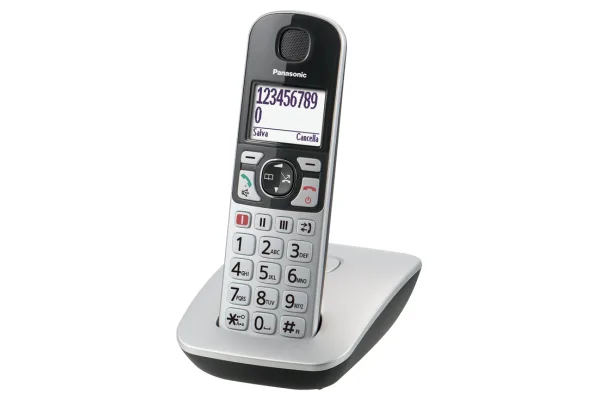 TELEFONO CORDLESS PAN TGE510 SILVER LCD 1.8/VV/BLOCC CH/COMP.APP.ACUST