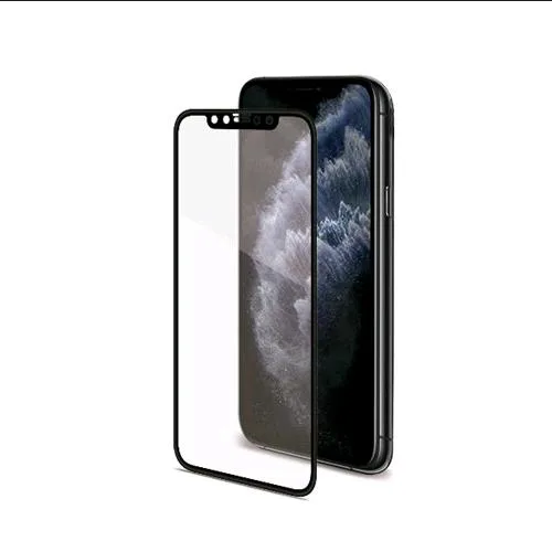 Celly Apple iPHONE 11 Pro Max 3D Glass Proteggi Schermo in Vetro Temperato Anti Impronte Black
