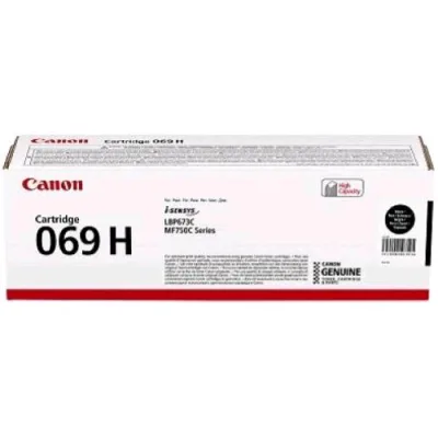 Canon 069 H Toner Nero Altissima Resa per LBP673CDW MF752CDW MF754CDW 7.600 Pagine