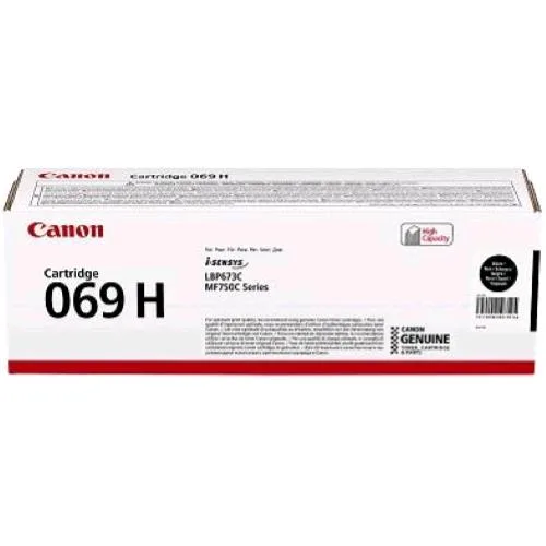 Canon 069 H Toner Nero Altissima Resa per LBP673CDW MF752CDW MF754CDW 7.600 Pagine