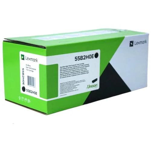Lexmark 55B2H0E Toner Nero Alta Resa per MS331DN / MS431DN / MS431DW / MX331ADN / MX431ADN / MX431ADW 15.000 Pagine