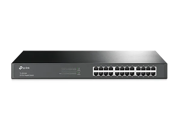 SWITCH 24P GIGABIT 19INCH RACK STEE L CASE