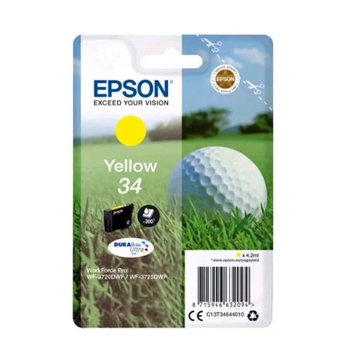 Epson 34 Cartuccia Ink 4.2 ml Giallo