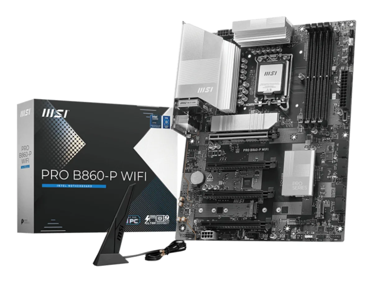 MB MSI PRO B860-P WIFI 1851 4D5 4PCIE 4M2 4SATA HD/DP ATX