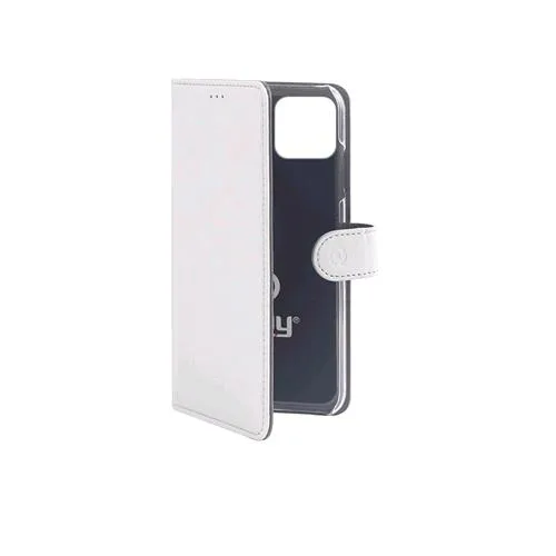 Celly Apple iPHONE 11 Pro Max Custodia in Ecopelle Colore White