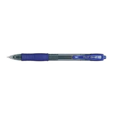 Pilot G-2 Penna Roller a Scatto Punta 0.7 mm Colore Blu Scuro Conf. 12 Pz.