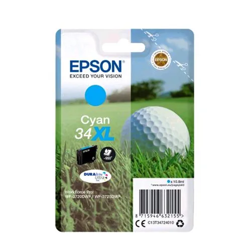Epson 34 XL Cartuccia Ink 10.8 ml Ciano
