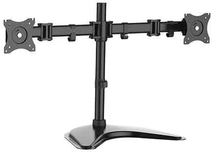 STAFFA TV/MONITOR DA TAVOLO APPOGGI DIMENSIONI DA 13 A 27 2 MONITOR