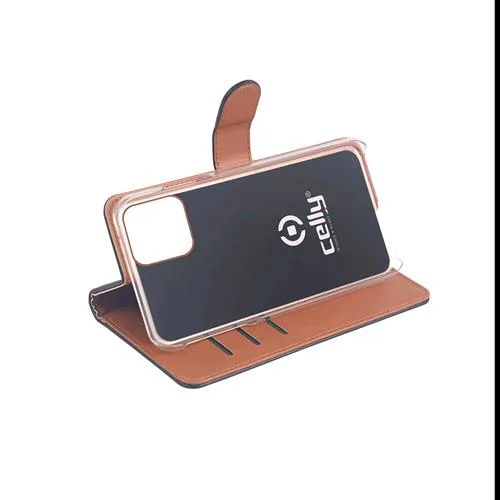 Celly Apple iPHONE 11 Pro Max Wally Case Custodia a Portafoglio Black