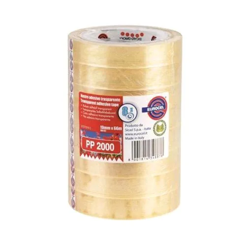 Eurocel PP2000 Nastro Adesivo 19MMX66M Conf. 8 Pz.