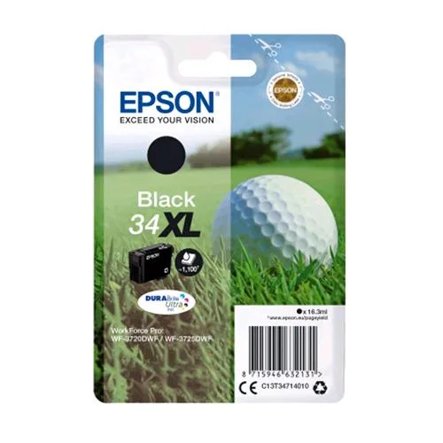 Epson 34 XL Cartuccia Ink 16.3 ml Nero