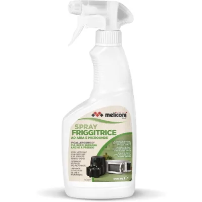 Meliconi Spray Friggitrice Ad Aria e Microonde, Sgrassatore Ipoallergenico 500 ml