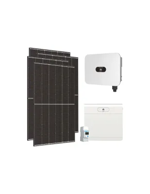 Kit fotovoltaico monofase 4095W inverter 4kW LB0 Huawei batteria al litio 7kWh LUNA2000