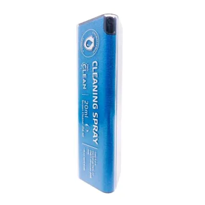 Celly Kit di Pulizia con Alcohol 100 ml e Panno in Microfibra Blu