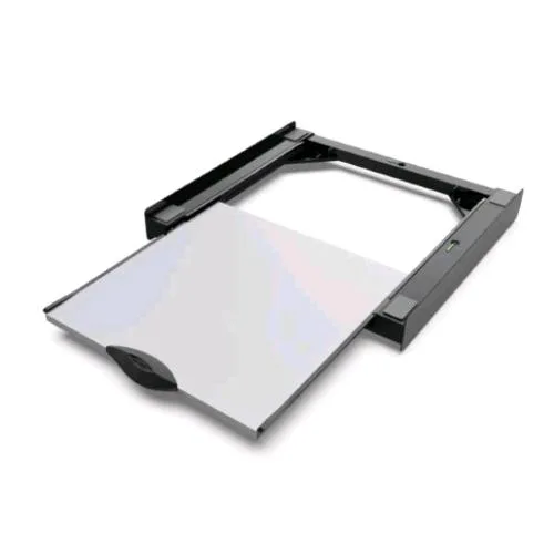 Meliconi Torre Dark Kit di Sovrapposizione in Plastica con Ripiano Estraibile e Accessori Nero