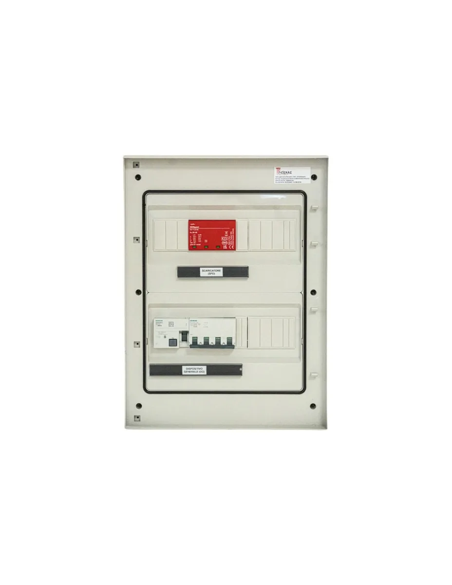 Quadro AC trifase 8/11kW 20A 400V Icierre