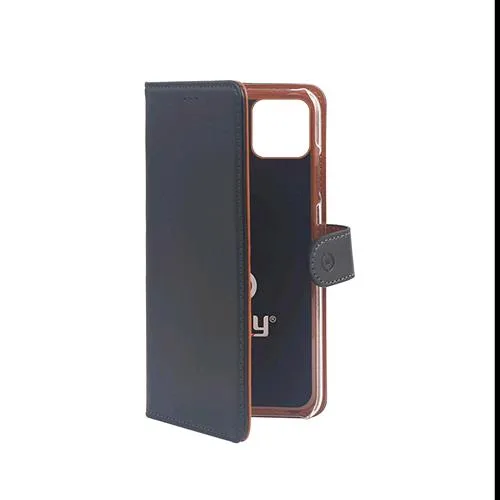 Celly Apple iPHONE 11 Wally Case Custodia a Portafoglio in Pelle Nero