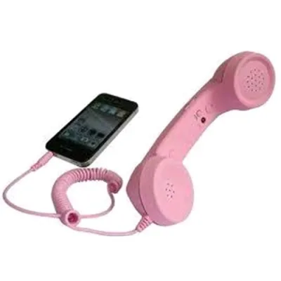 Italia Coco Phone Cornetta Telefono per Smartphone Pink