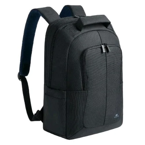 Rivacase Eco Zaino per Notebook da 15.6" in Rpet 8 Scomparti 2 Tasche Laterali Nero
