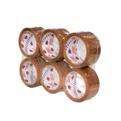 Eurocel PP36 Nastro da Imballo in PP 50MMX66MT Avana Conf 6 Pz.