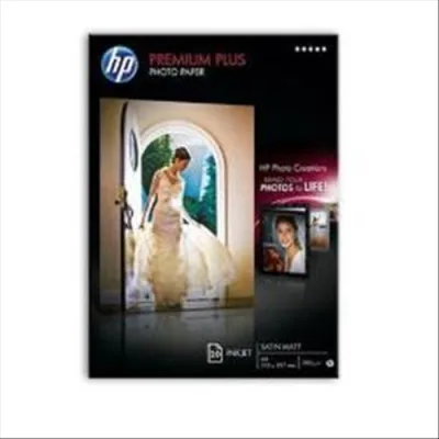 HP CR673A Carta Fotografica Formato A4 300 G/M2 Finitura Semi Lucida Colore Bianco Confezione 20 Fogli