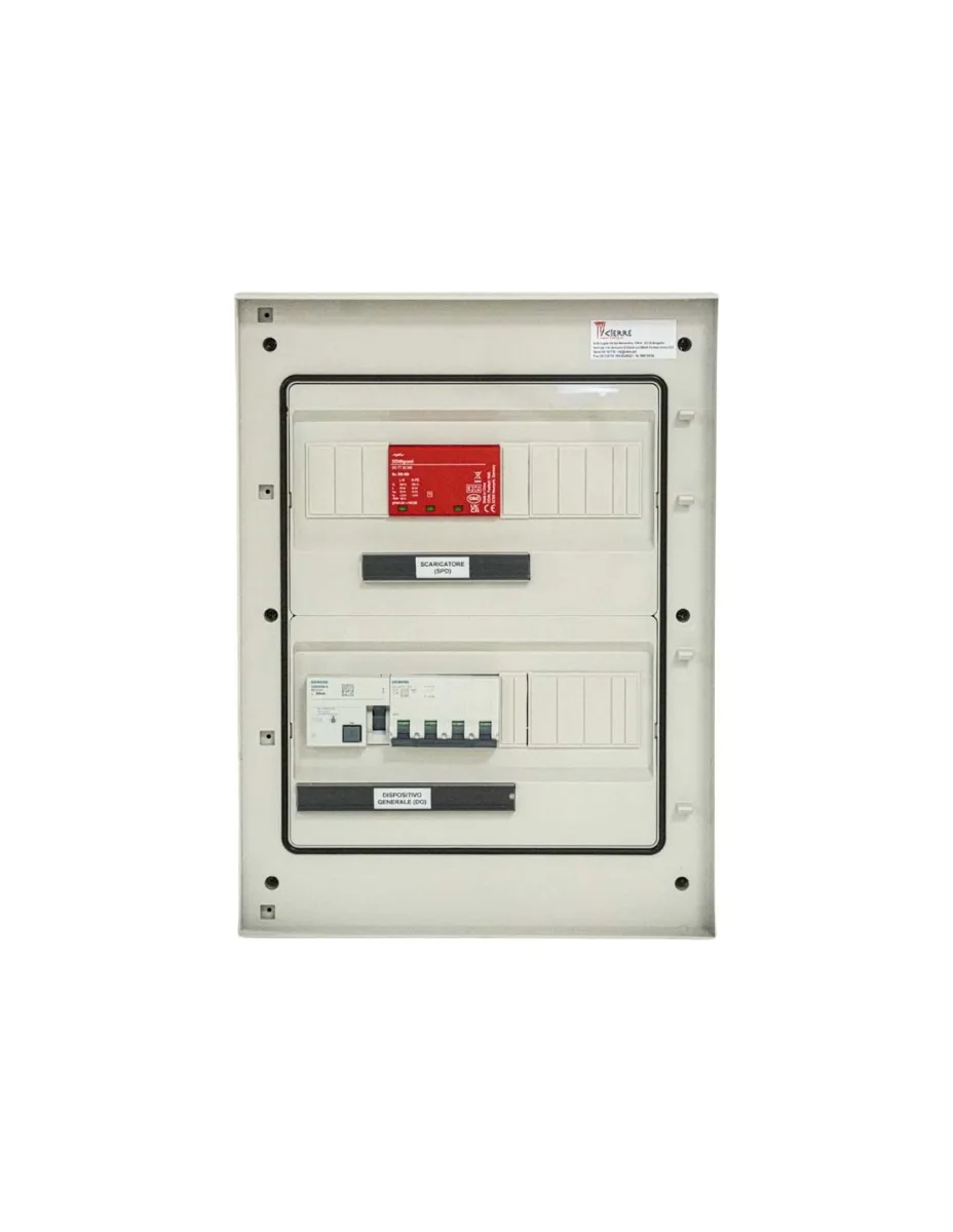 Quadro AC trifase 6/8kW 16A 400V Icierre