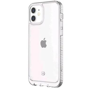 Celly Apple iPHONE 12 Mini Cover in Tpu + Policarbonato Antishock Trasparente
