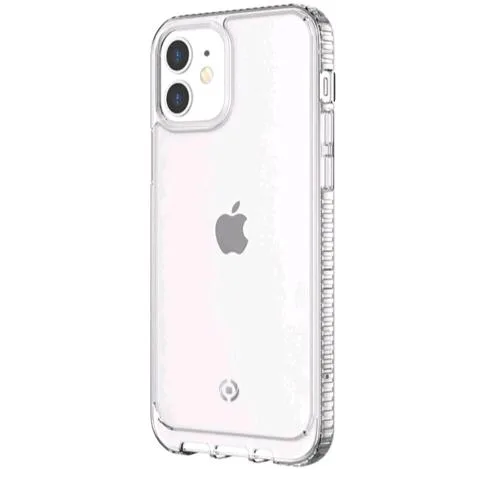 Celly Apple iPHONE 12 Mini Cover in Tpu + Policarbonato Antishock Trasparente