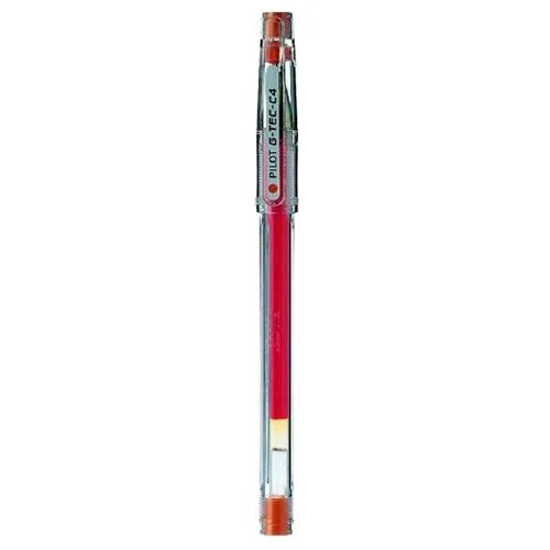 Pilot G-Tec-C4 Penna Roller Inchiostro Gel Rosso Punta Ad Ago 0.40 mm Conf 12 Pz.
