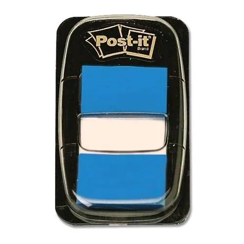 3M Post-It Index Mini Set Segnapagina 25.4MMX43.6MM Colore Blu Conf. 50 Pz.