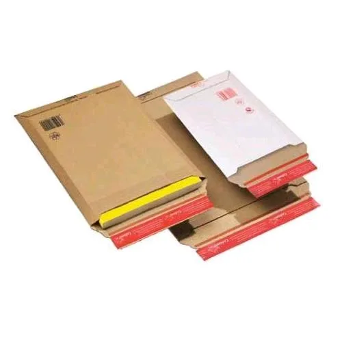 Colompac Buste in Cartone Ondulato a Sacco 235X340 mm con Strip Marrone Conf 20 Pz.