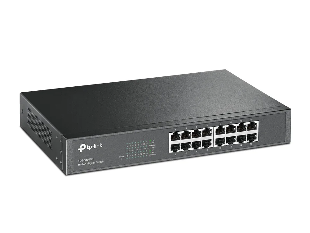 SWITCH 16P GIGABIT TP-LINK RACK UNMANAGED