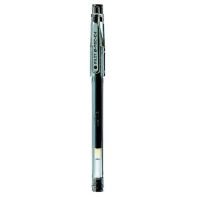 Pilot G-Tec-C4 Penna Roller Ricaricabile Punta 0.4 mm Colore Nero Conf. 12 Pz.