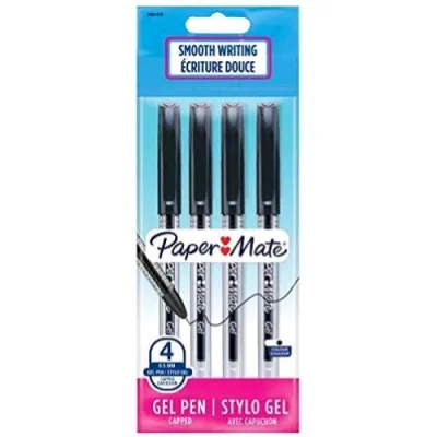 Papermate PM Jiffy Pennagel 0.5 mm Nere Conf 4 pz