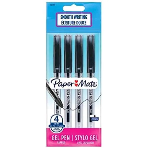 Papermate PM Jiffy Pennagel 0.5 mm Nere Conf 4 pz