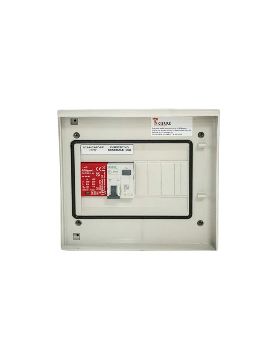 Quadro AC monofase 1/3kW 16A 230V Icierre
