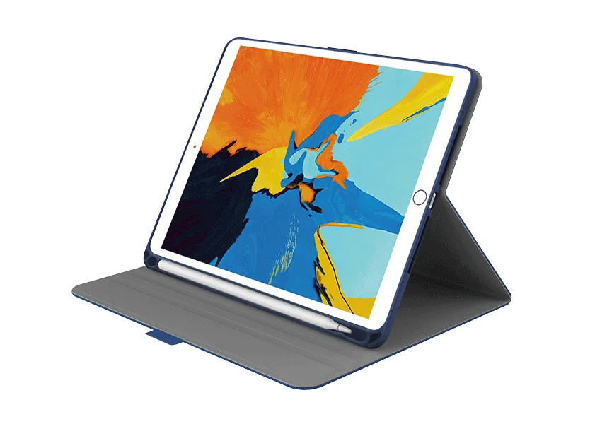 CUSTODIA IPAD 10.2 NAVY/BLU CYGNETT WHIT HOLDER PENCIL