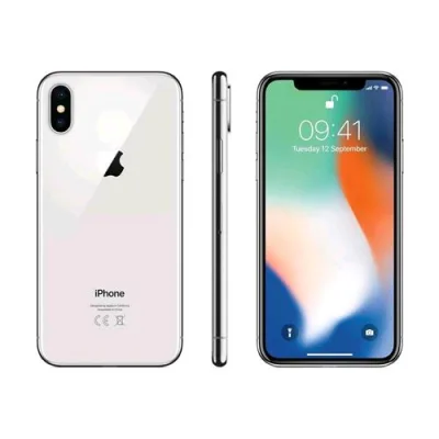 Apple iPHONE x 5.8" 256GB UK Spina Inglese Europa Argento