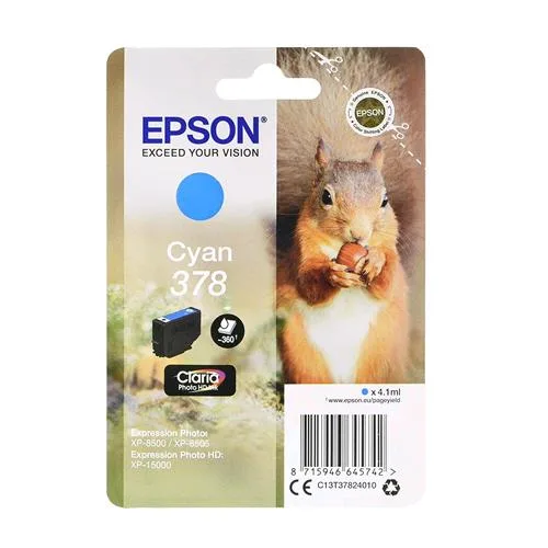 Epson 378 Cartuccia Ink 4.1 ml Ciano